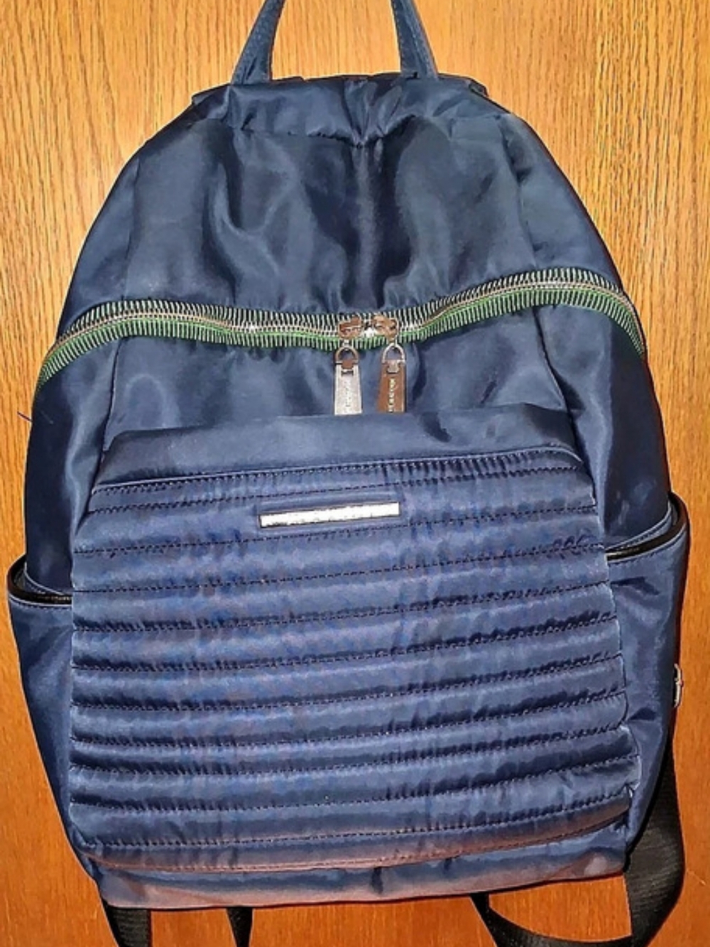 Steve Madden Bqueens Quilted Nylon Backpack Blue
